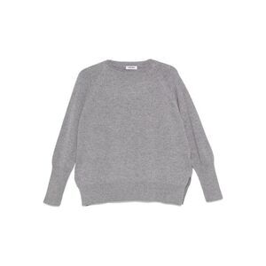BASE MILANO Women's Crewneck Raglan Sleeve Sweater Women GREY Sweaters &